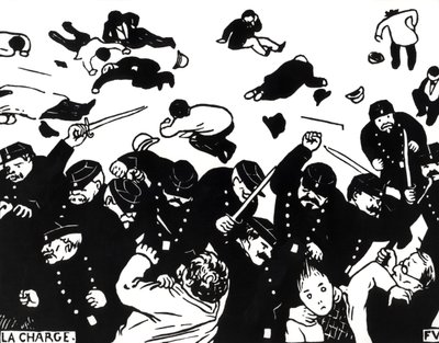充电，1893年 作者 费利克斯·爱德华·瓦洛顿